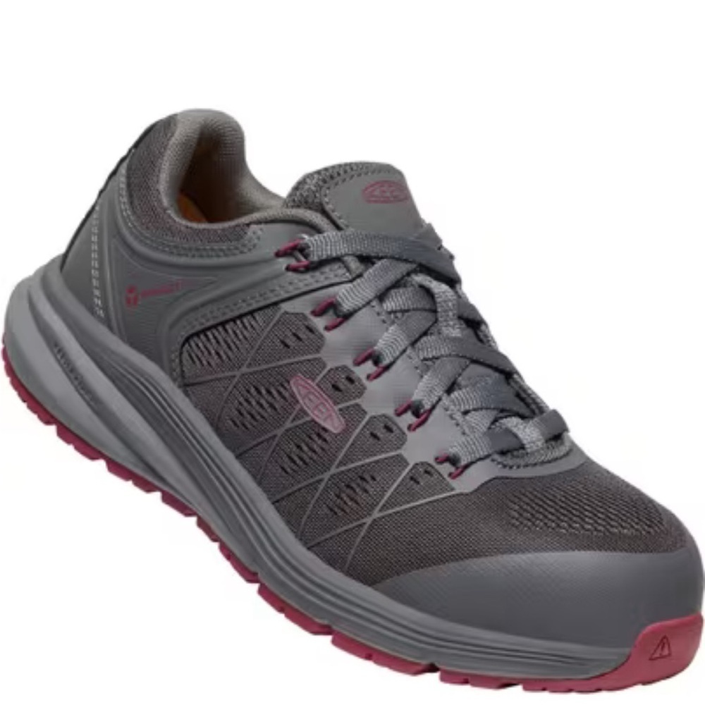 Gray and Pink Women's Athletic Shoes